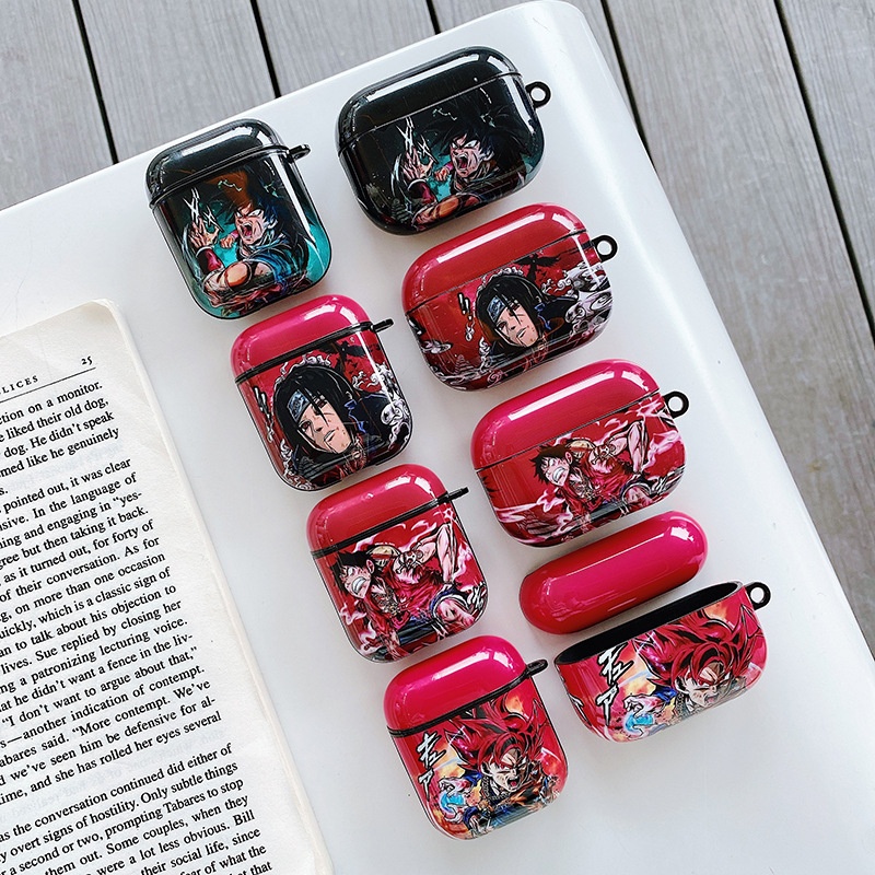 Coque pour Airpods - Motif dragon sculpté sur bois rouge et doré - Style  chinois - Coque rigide pour écouteurs Apple Airpods1 Airpods2 : :  Électronique